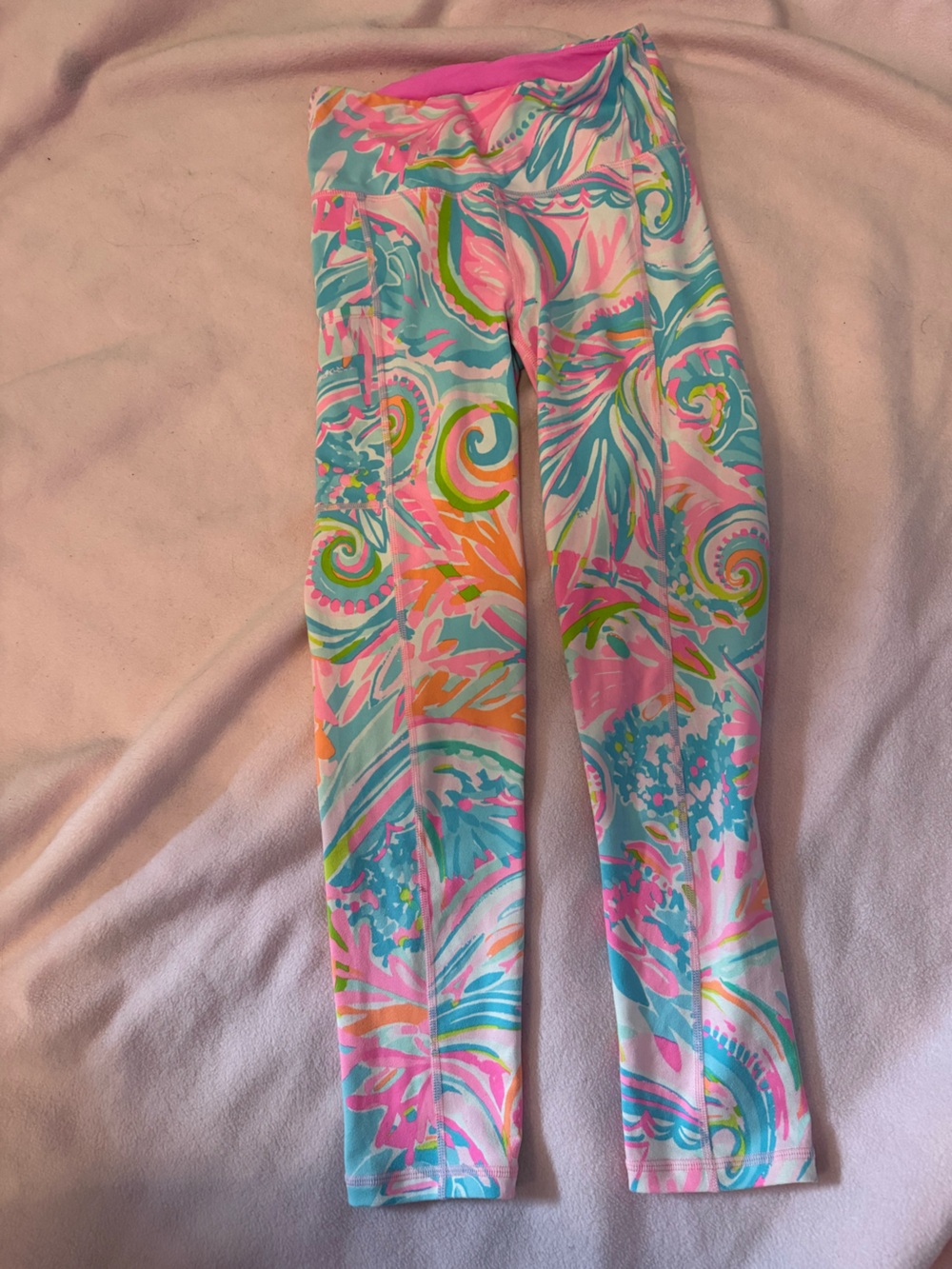 Lilly Pulitzer Carnivale Coral Weekender Leggings